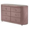 ACME Salonia Pink Velvet Dresser Model BD01186