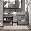 ACME Fabiana Gray Twin Loft Bed with Storage Model BD01375