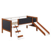 ACME Aurea Cherry Oak & White Twin Loft Bed Model BD01409