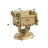 ACME Bernadette Gold Nightstand Model BD01475