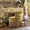ACME Bernadette Gold Velvet Vanity Stool Model BD01478