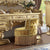ACME Bernadette Gold Velvet Vanity Stool Model BD01478