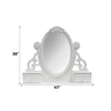ACME Flora White Jewelry Mirror Model BD01640