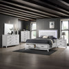 ACME Haiden LED & White Eastern King Bed with Storage Model BD01742EK