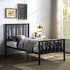 ACME Zudora Antique Oak & Black Twin Bed Model BD01747T