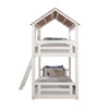 ACME Inara White & Rustic Oak Bunk Bed (Twin | Twin)Model BD02051