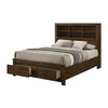 ACME Merrilee II Oak Eastern King Bed Model BD02076EK