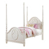 ACME Dorothy Ivory Twin Bed (Wooden Poster) Model BD02261T