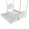 ACME Dorothy Ivory Twin Bed (Wooden Poster) Model BD02261T