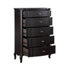ACME Chelmsford Black Antique Chest Model BD02300