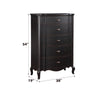 ACME Chelmsford Black Antique Chest Model BD02300