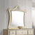 ACME Lucienne Beige Velvet Mirror with LED Model BD02337