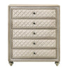 ACME Lucienne Beige Velvet Chest Model BD02339