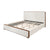 ACME Kaleea Beige Chenille & Walnut Eastern King Bed Model BD02467EK