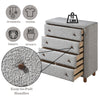 ACME Cleo Gray Boucle Chest Model BD02474