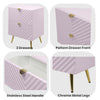 ACME Gaines Pink High Gloss Nightstand Model BD02663