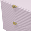 ACME Gaines Pink High Gloss Nightstand Model BD02663