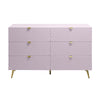 ACME Gaines Pink High Gloss Dresser Model BD02665