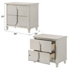 ACME Laveda Pearl White Nightstand Model BD03793