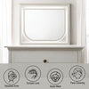 ACME Laveda Pearl White Mirror with LED Model BD03794
