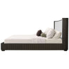 ACME Clayten Beige Linen & Espresso Queen Bed Model BD04092Q