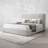 ACME Orane Gray Linen Eastern King Bed Model BD04581EK