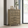 ACME Colton Antique White Oak Chest Model BD05296