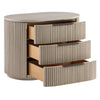 ACME Leanna Light Oak Nightstand with USB Port Model BD05433