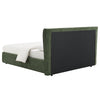 ACME Cheryl Dark Green Chenille Queen Bed Model BD05452Q