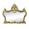 ACME Desiderius Antique Gold & Hand Paint Brown Mirror Model BD20004