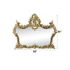 ACME Desiderius Antique Gold & Hand Paint Brown Mirror Model BD20004