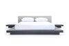 Modrest Opal Modern Wenge & Grey Platform Bed Model VGVCBD855-WGEGRY