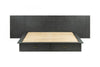 Modrest Manchester Contemporary Platform Dark Grey Bed With Drawers Model VGWD-HLF2-BED