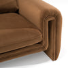 Divani Casa Bentley Modern Brown Velvet Sofa Model VGAH-AG146-3-BRN