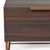 Nova Domus Benzon Italian Modern Dark Rovere Nightstand Model VGACBENZON-NS