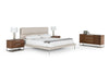 Modrest Bergeron Contemporary Cream Woven Fabric Bed Model VGODZW-20107-WHT-BED