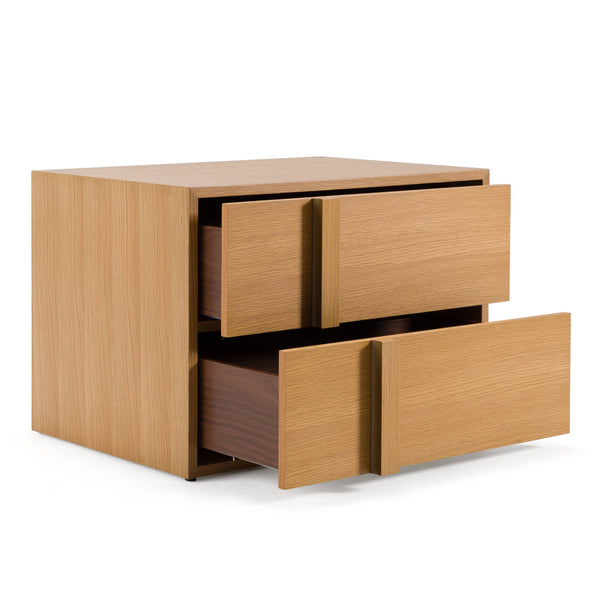 Berlin Modern Natural Oak Nightstand