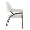 Modrest Betty Modern Off White Fabric & Bronze Dining Chair Model VGGA-6264CH-1-OFF