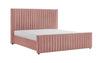 Queen Modrest Beverly Modern Mauve Velvet Bed Model VGJYJY-653-MAU-BED-Q