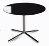 T48 Modern Black Round End Table Model VGDVT48A-Blk