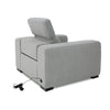 Divani Casa Bode Modern Grey Fabric Recliner Chair Model VGMB-R211-P1-CHR-M31