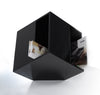 Book Modern Black Magazine Holder End Table Model VGWCBOOK-BLK