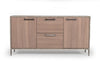 Nova Domus Boston Modern Brown Oak & Faux Concrete Office File Cabinet Model VGANBOSTON-FC