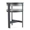 Modrest Boswell Modern Grey Faux Leather & Black Counter Chair Model VGRH-RHS-CS-158-GRYBLK