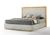 Nova Domus Santa Barbara Modern Grey Fabric & Natural Bedroom Set Model VGMABR-152-SET
