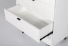 Nova Domus Valencia Contemporary White Chest Model VGMABR-76-CHEST