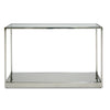 Modrest Braxton Contemporary Clear Wave Glass Console Table Model VGGMST-1676-CON