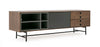 Modrest Bronson Mid Century Modern Walnut & Grey Tv Stand Model VGMABH-582