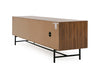 Modrest Bronson Mid Century Modern Walnut & Grey Tv Stand Model VGMABH-582