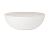 Modrest Bronte Modern White Concrete Round Coffee Table Model VGGR-615020-WHT